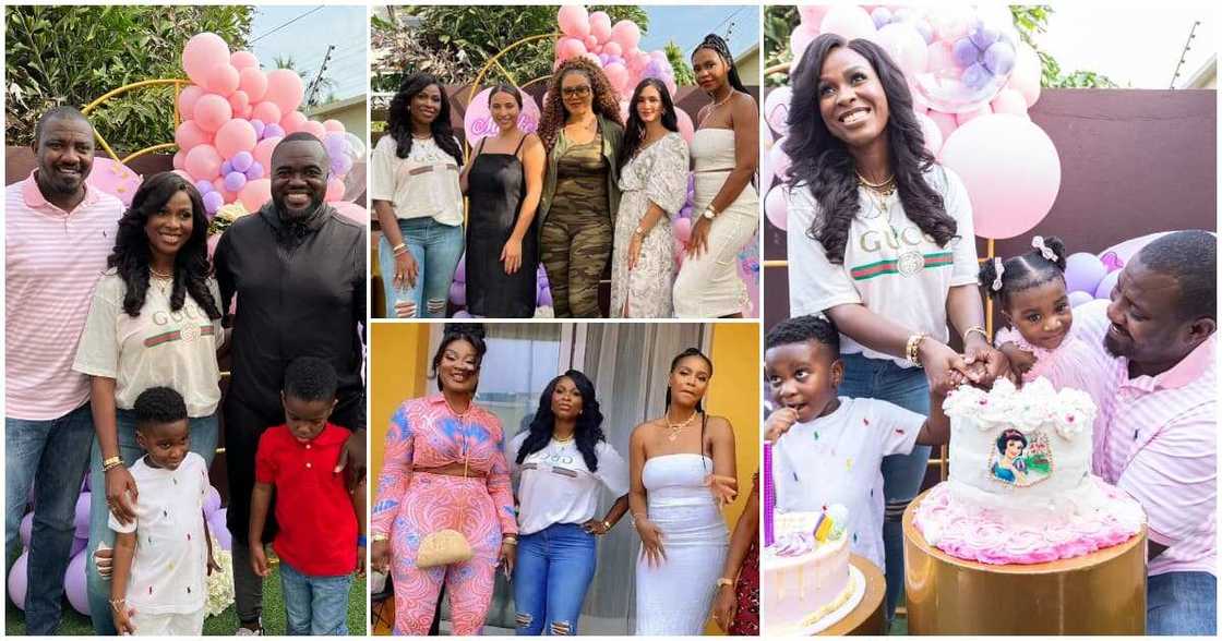John Dumelo's daughter's birthday with Nadia, others John Dumelo's daughter's birthday with Nadia, others