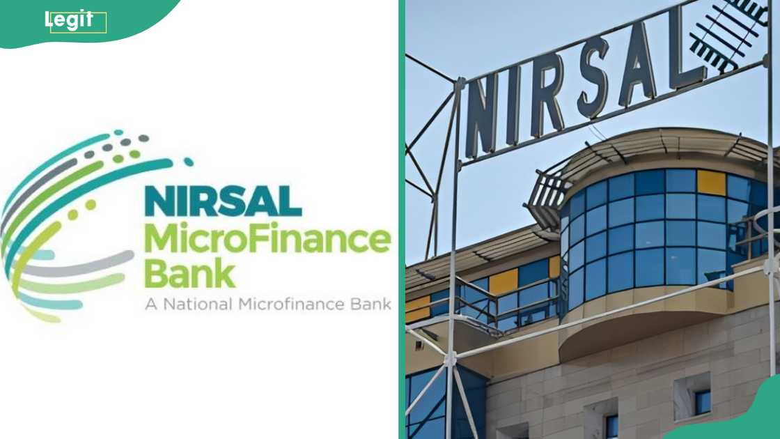 NIRSAL logo (L). NIRSAL branch (R) NIRSAL logo (L). NIRSAL branch (R)