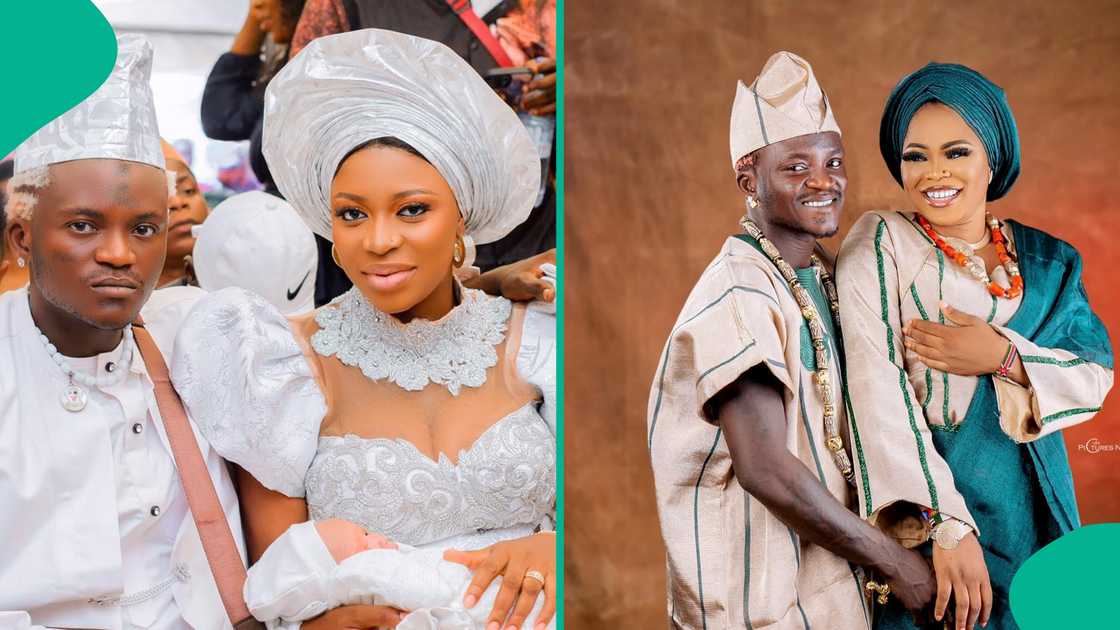 Portable, Shabi Simple, and Bewaji rock traditional outfits Portable, Shabi Simple, and Bewaji rock traditional outfits