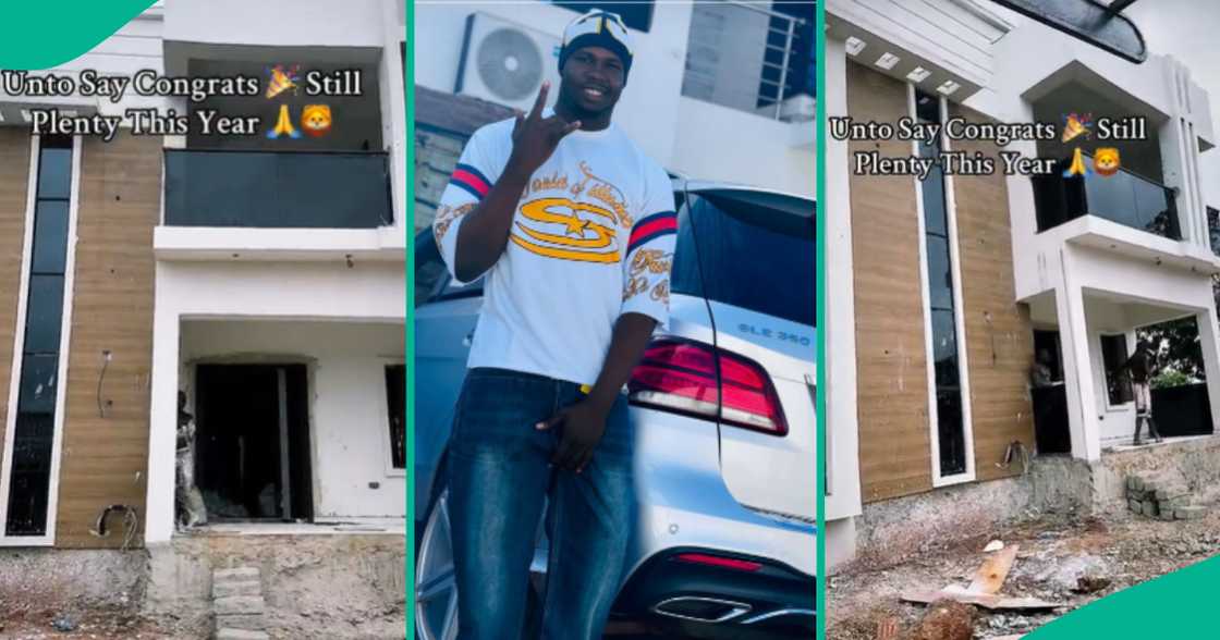 See video of Nigerian man's beautiful house under construction