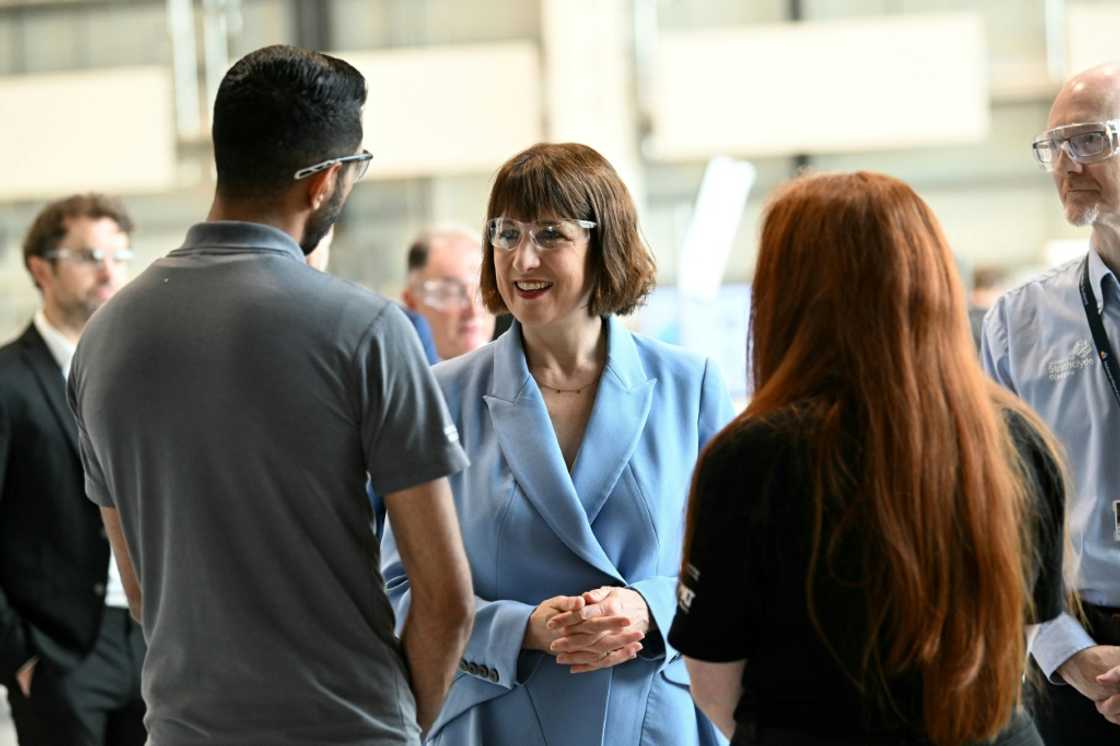 Finance minister Rachel Reeves (C) wants to encourage more inward investment to the UK Finance minister Rachel Reeves (C) wants to encourage more inward investment to the UK