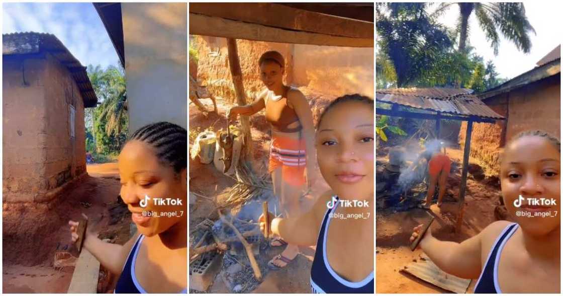 Family's house, Nigerian lady Family's house, Nigerian lady