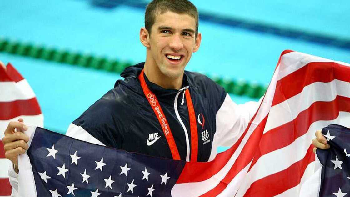 Michael Phelps of the United States