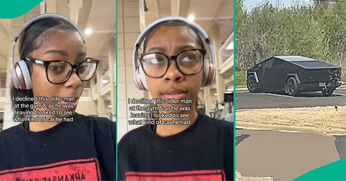 Lady who rejected older man discovers he drives Cybertruck Lady who rejected older man discovers he drives Cybertruck