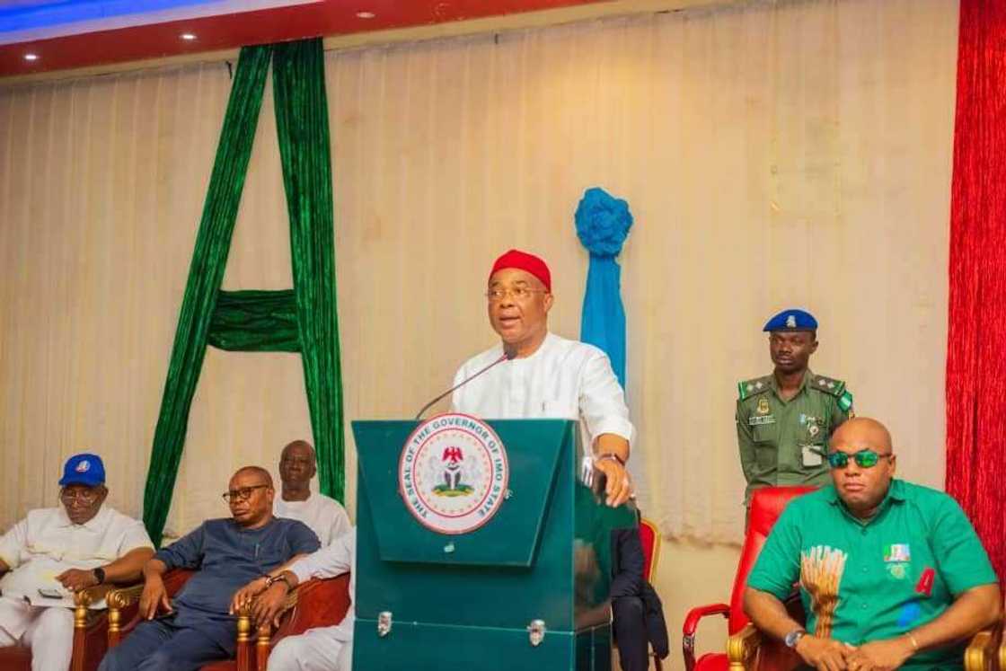 Governor Uzodimma praises Imo state Governor Uzodimma praises Imo state
