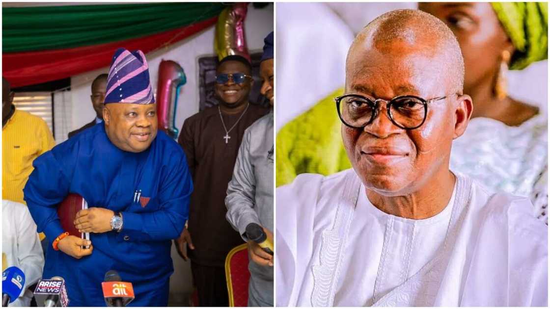 Ademola Adeleke, Oyetola Gboyega, Osun state governorship election, Court of Appeal Ademola Adeleke, Oyetola Gboyega, Osun state governorship election, Court of Appeal