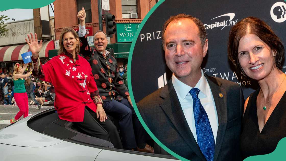 Adam Schiff and his wife Eve Adam Schiff and his wife Eve