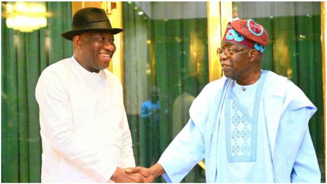 Goodluck Jonathan/Bola Tinubu/Atiku Abubakar/Bayelsa State/APC/PDP