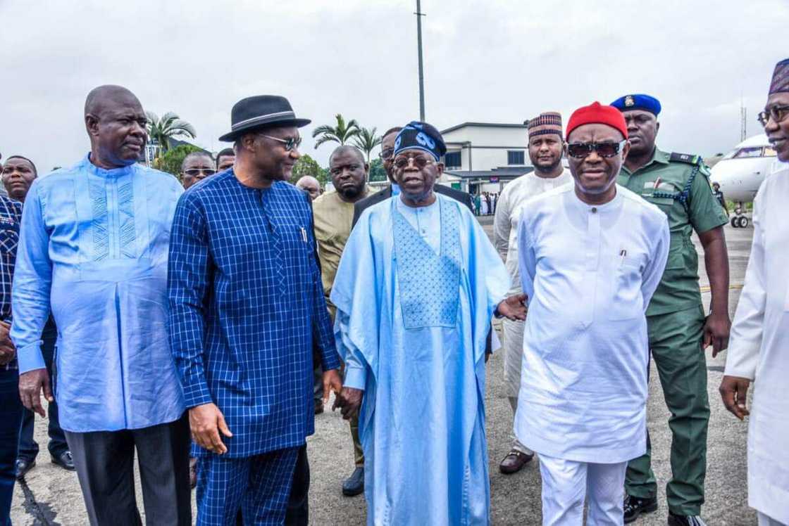 Bola Tinubu/Nyesom Wike/Magnus Abe/APC/PDP/2023 Election/SDP/Rivers Bola Tinubu/Nyesom Wike/Magnus Abe/APC/PDP/2023 Election/SDP/Rivers