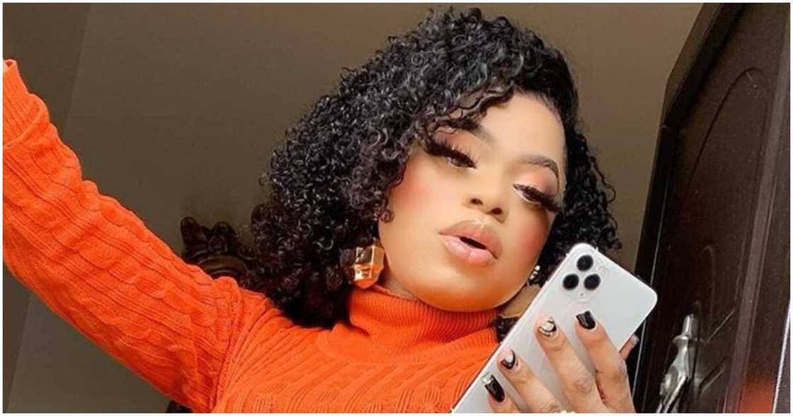 Bobrisky abandons his cross-dressing ways as he attends dad's birthday dressed as a man (video) Bobrisky abandons his cross-dressing ways as he attends dad's birthday dressed as a man (video)