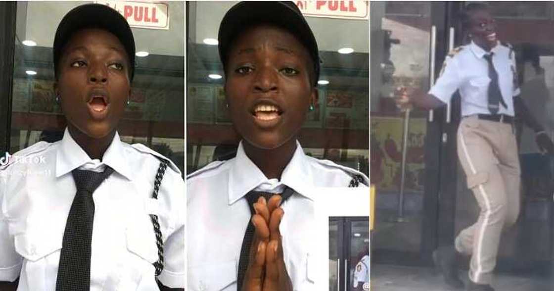 Security girl addresses Nigerians over dance video