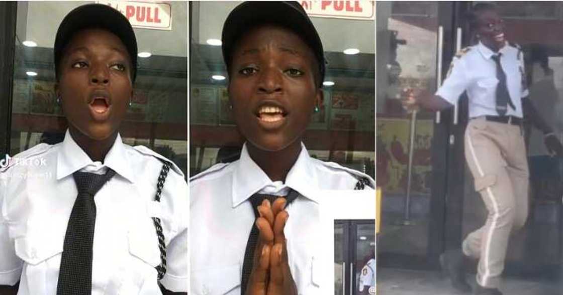 Security girl addresses Nigerians over dance video Security girl addresses Nigerians over dance video