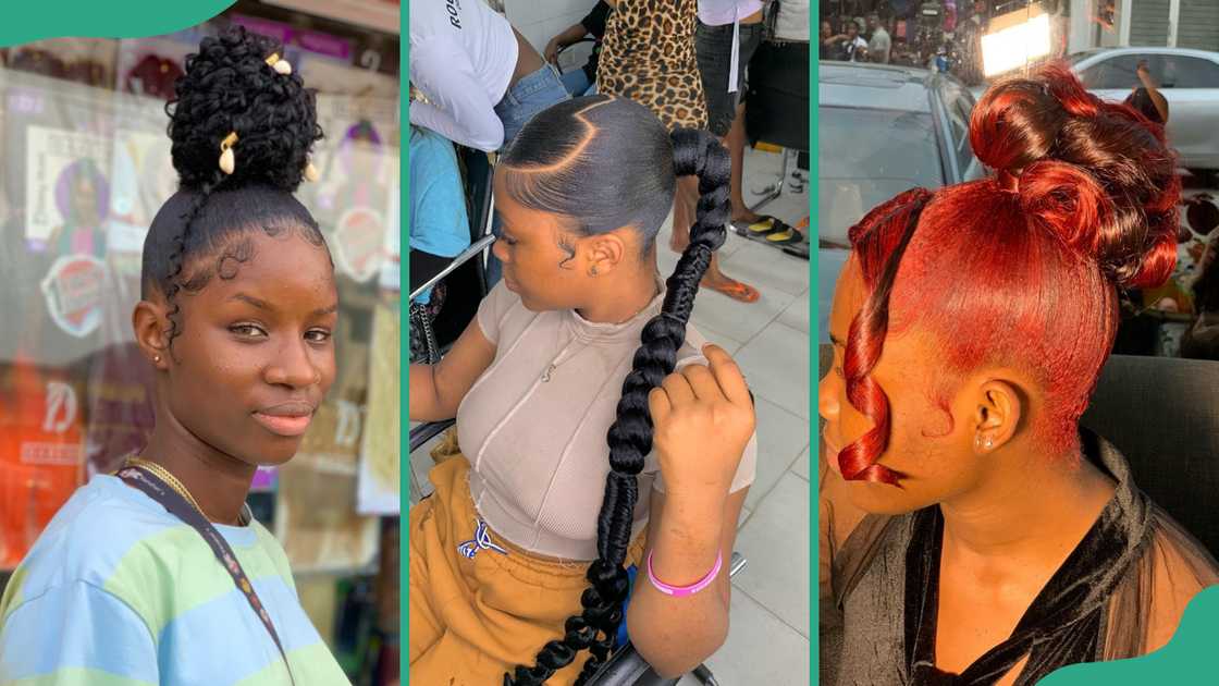 packing gel hairstyles in Nigeria