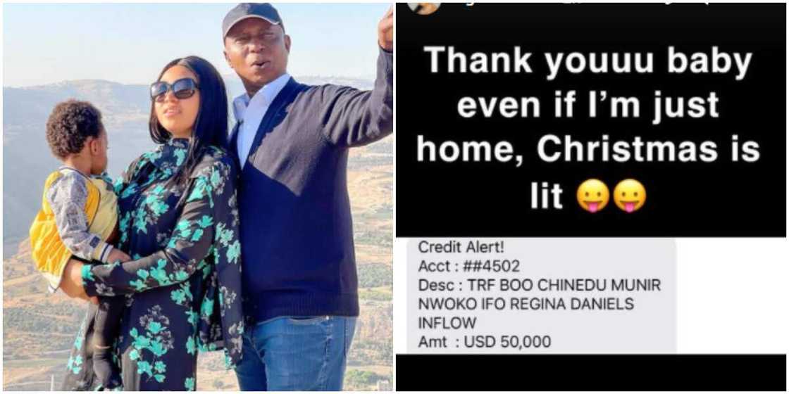 Regina Daniels gets alert from hubby Regina Daniels gets alert from hubby