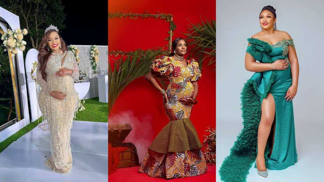 Aso ebi styles for pregnant women