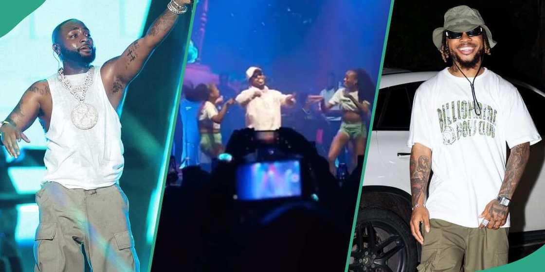 Singer Davido, Poco Lee Singer Davido, Poco Lee