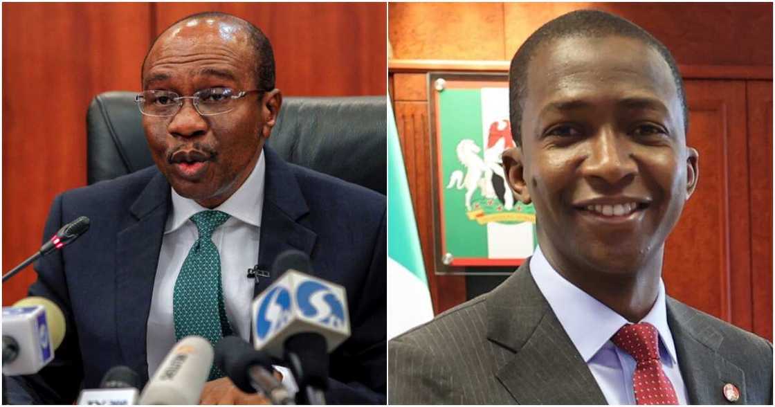 Godwin Emefiele, Abdulrasheed Bawa, EFCC, DSS Godwin Emefiele, Abdulrasheed Bawa, EFCC, DSS