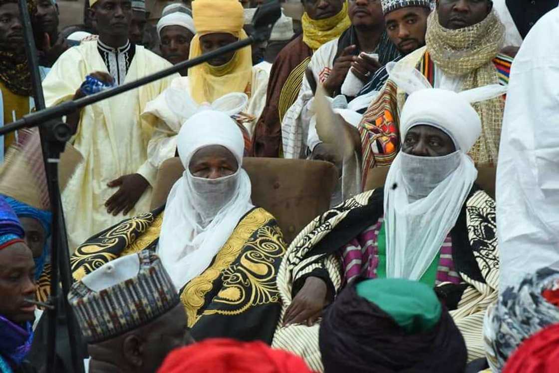 Hotunan bikin nadin sarautaun sabbin sarakunan Rano, Bichi, Gaya da Karaye Hotunan bikin nadin sarautaun sabbin sarakunan Rano, Bichi, Gaya da Karaye