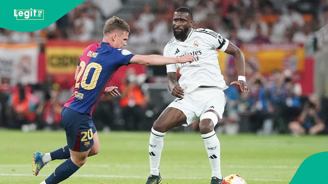 Antonio Rudiger, Real Madrid, Barcelona, Copa del Rey. Antonio Rudiger, Real Madrid, Barcelona, Copa del Rey.