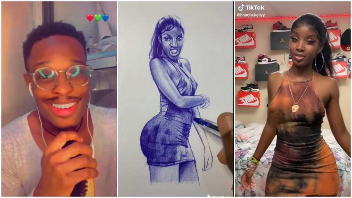 People said that he drew the lady well. People said that he drew the lady well.