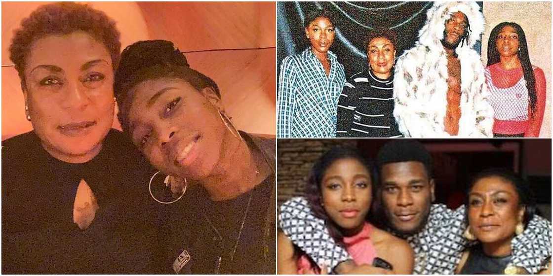 Burna Boy and his family