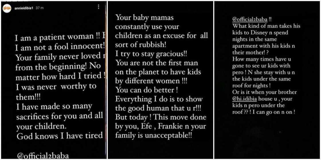 Annie Idibia slams 2baba. Annie Idibia slams 2baba.