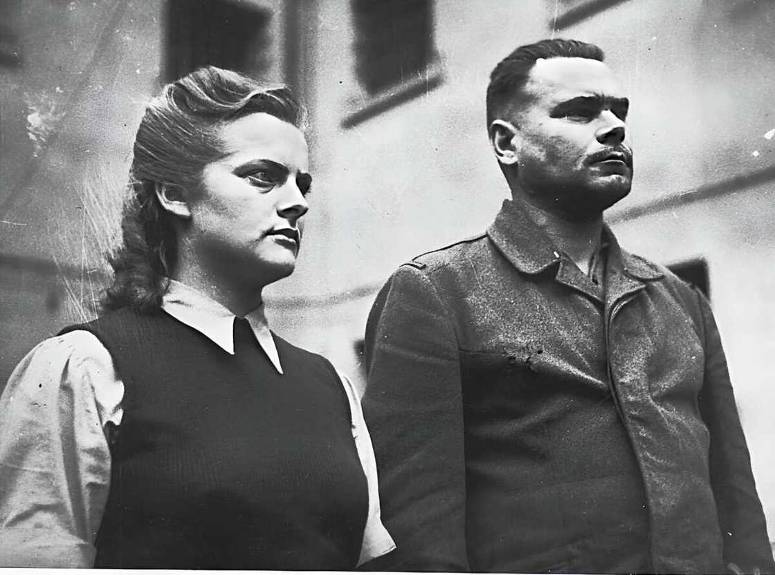 Irma Grese (L) and Josef Kramer (R)