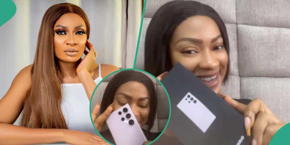 May Edochie receives pre-birthday gift from special person. May Edochie receives pre-birthday gift from special person.