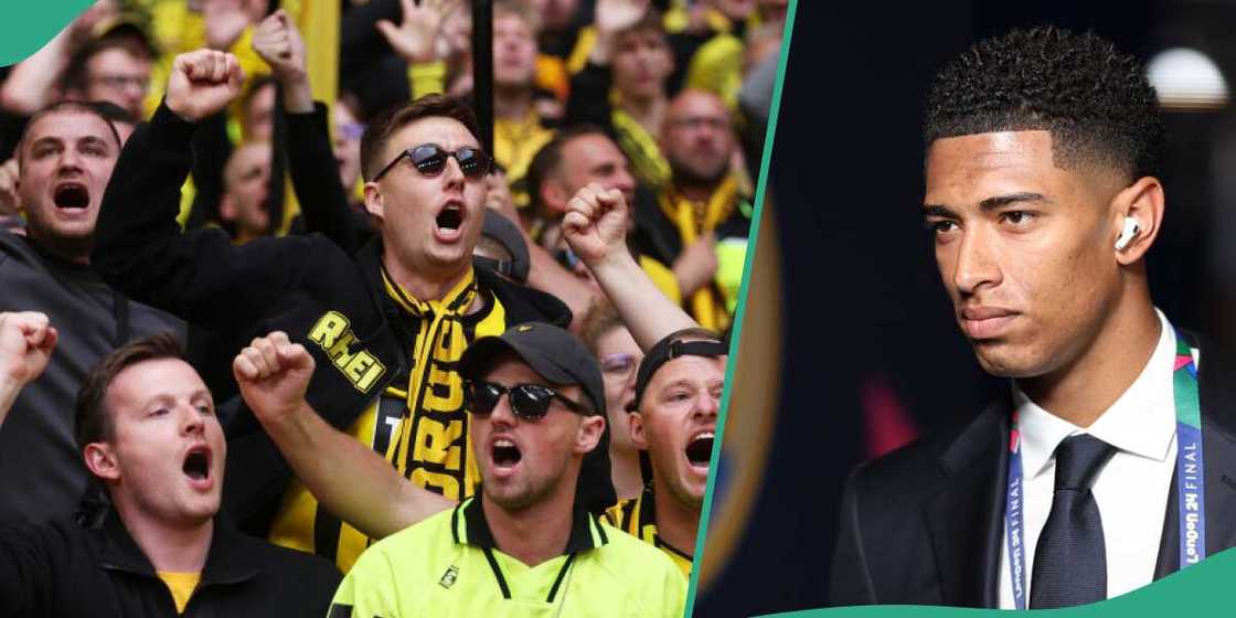 Fans of Dortmund arrive to cheer him up Fans of Dortmund arrive to cheer him up