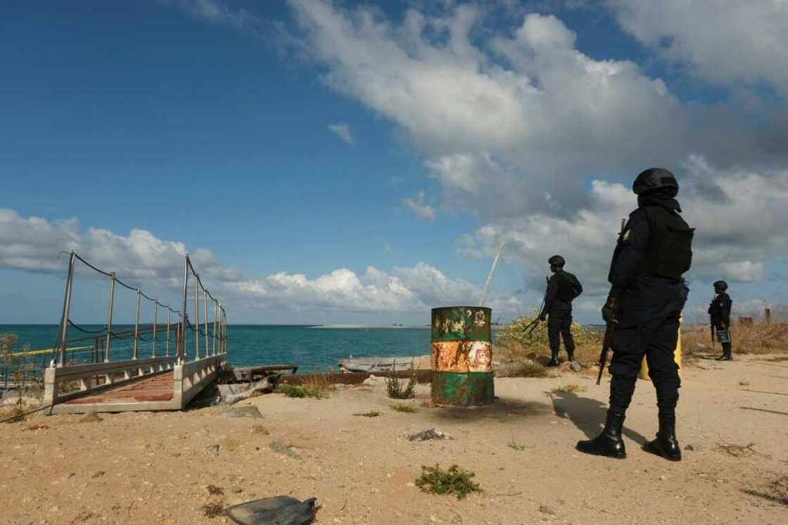 French oil giant TotalEnergies' base is a heavily protected enclave built on the Afungi peninsula French oil giant TotalEnergies' base is a heavily protected enclave built on the Afungi peninsula