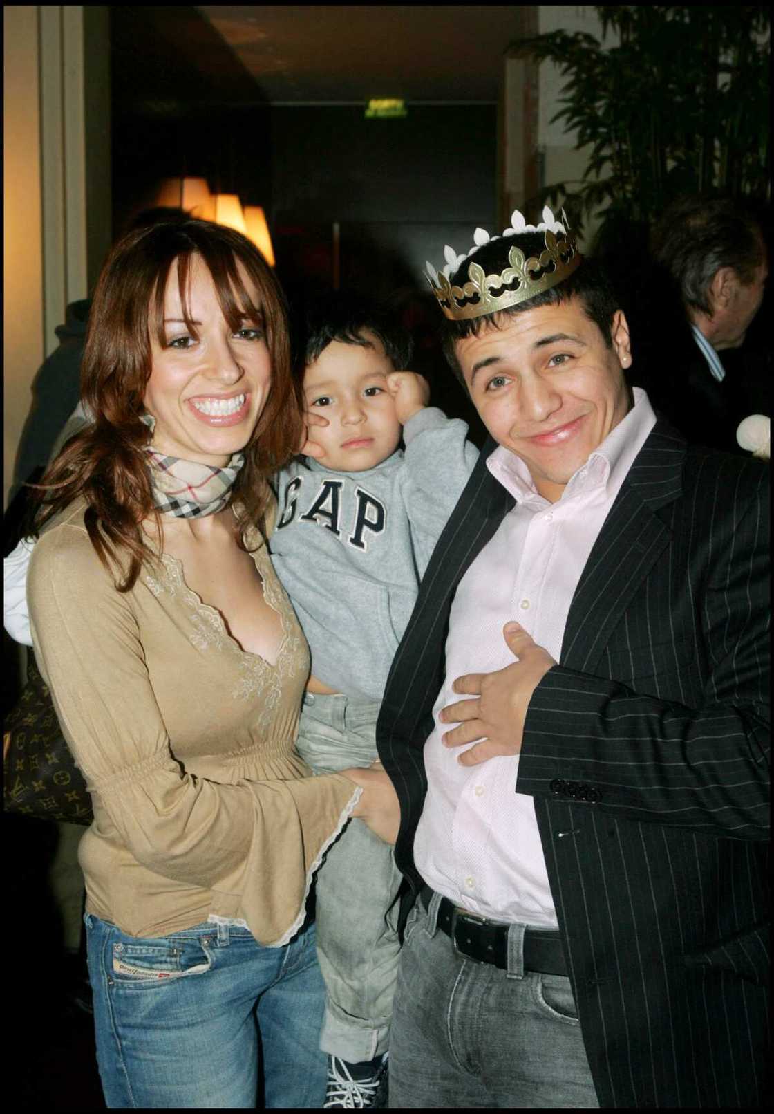 Faudel, sa femme Anissa et leur premier enfant Enzy Faudel, sa femme Anissa et leur premier enfant Enzy