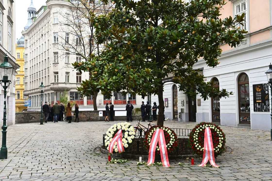 Four people were killed and 23 others wounded in Austria's first deadly jihadist attack Four people were killed and 23 others wounded in Austria's first deadly jihadist attack