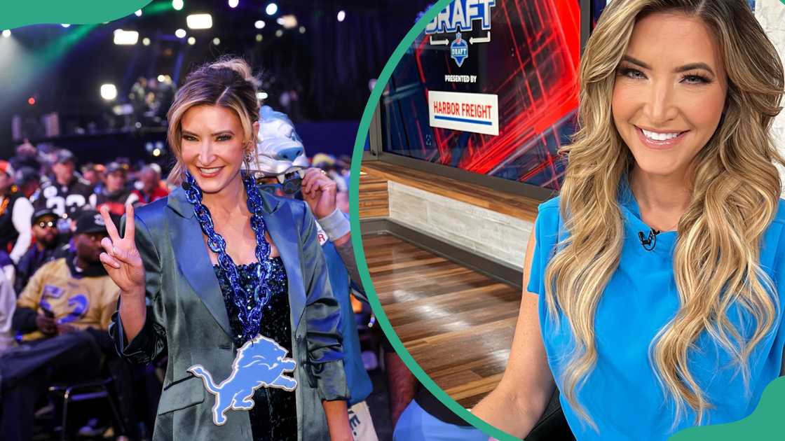 Cynthia Frelund is seen at work in blue outfits Cynthia Frelund is seen at work in blue outfits