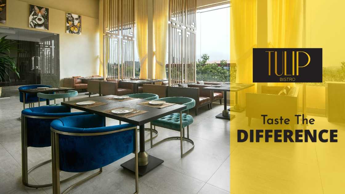 A view of Tulip Bistro