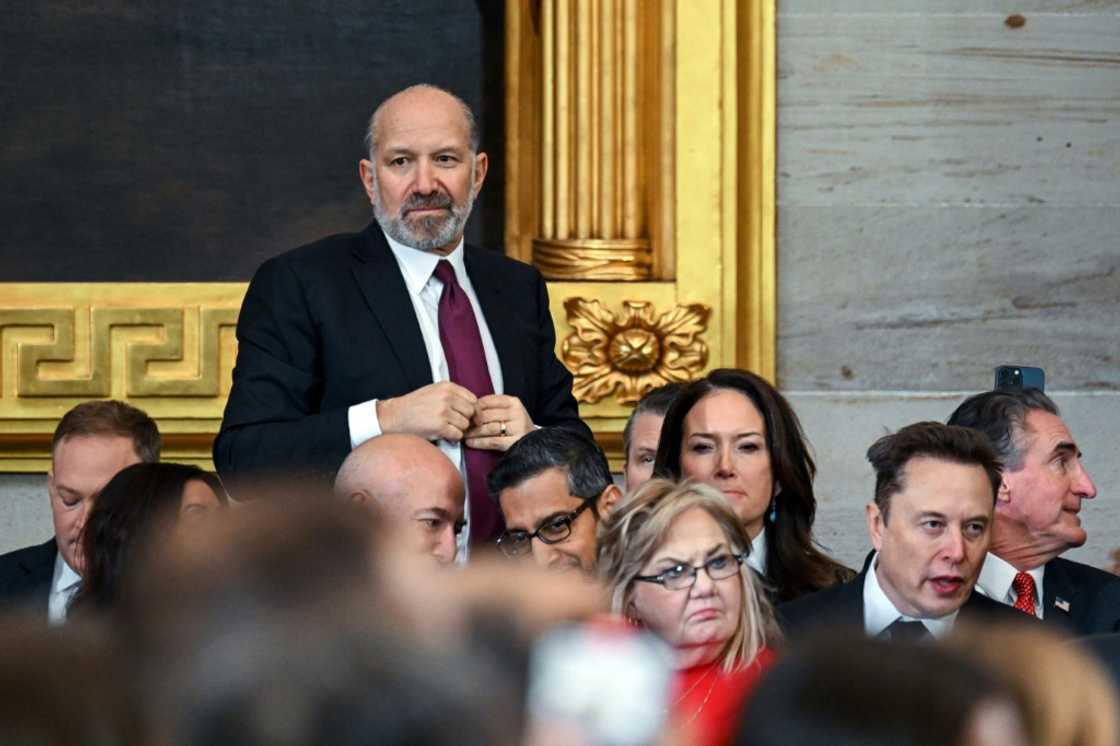 Howard Lutnick, Donald Trump's pick to be commerce secretary -- seen here during the president's inauguration earlier this month -- told his confirmation hearing he prefers across-the-board tariffs