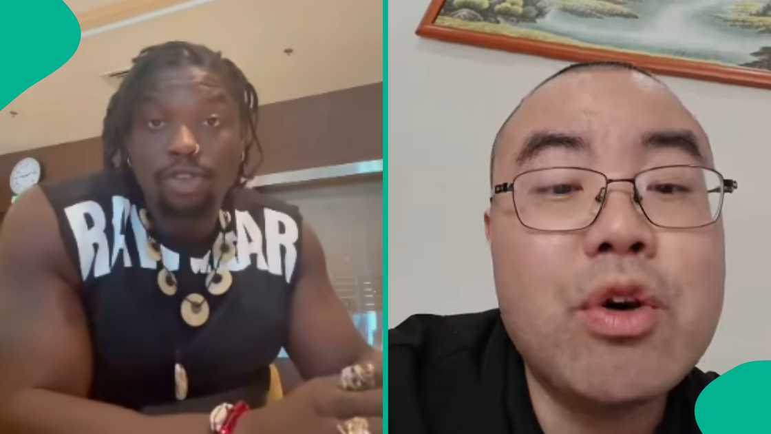 VeryDarkMan and Chinese man confront each other on social media. VeryDarkMan and Chinese man confront each other on social media.