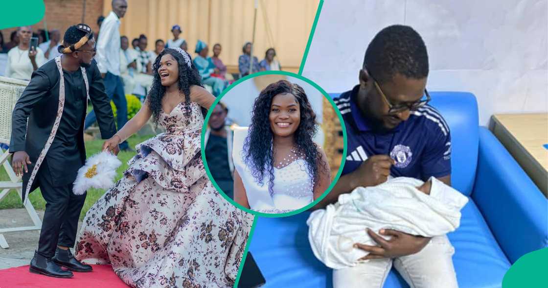 Man Loses Wife 10 Days After They Welcomed First Child, He Pays Emotional Tribute Man Loses Wife 10 Days After They Welcomed First Child, He Pays Emotional Tribute