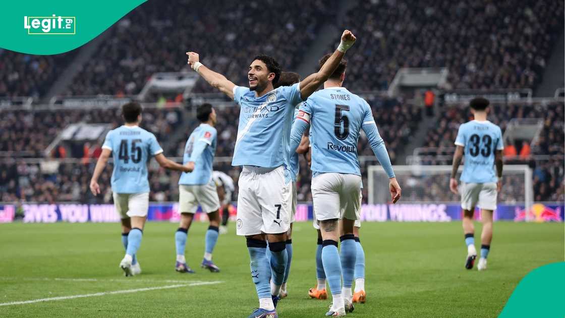 Omar Marmoush, Manchester City, Newcastle, FA Cup, Football, England. Omar Marmoush, Manchester City, Newcastle, FA Cup, Football, England.