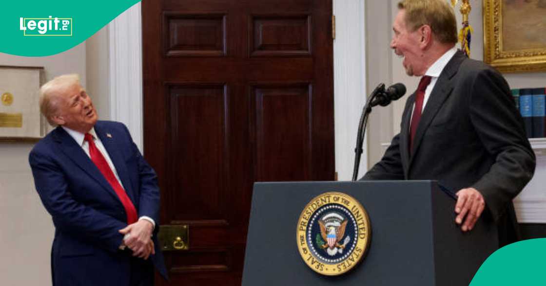 Shugaba Trump da Larry Ellison. Shugaba Trump da Larry Ellison.