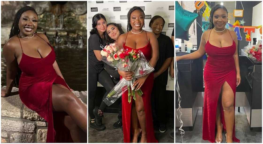 Gorgeous black lady, Maayla Marrie who acquired 4 degrees at 22. Gorgeous black lady, Maayla Marrie who acquired 4 degrees at 22.