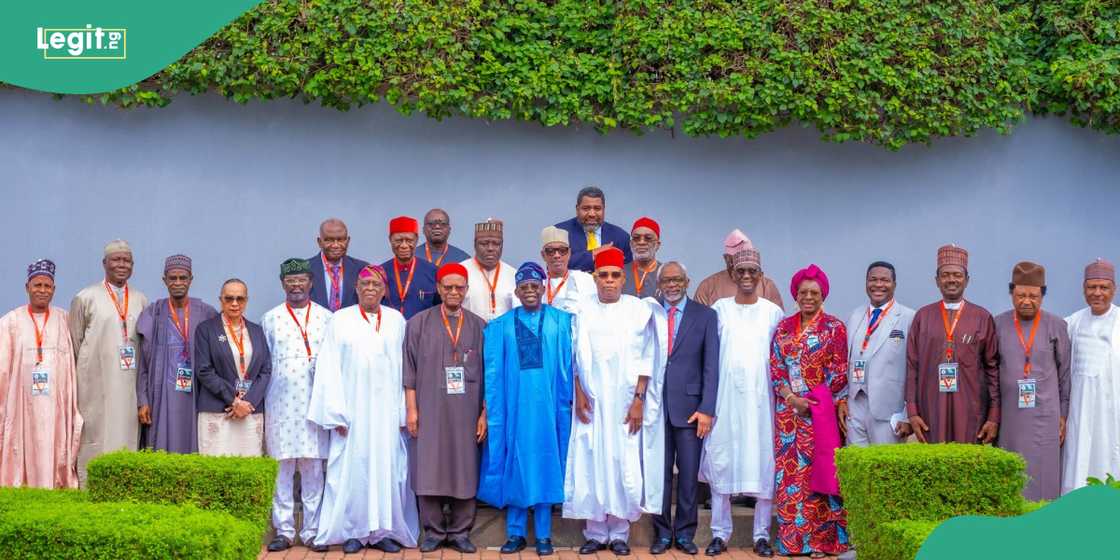 Tinubu receives 'The patriots' group in Abuja