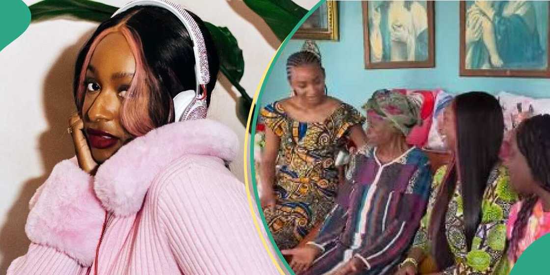 Femi Otedola's mother says DJ Cuppy has always had a soft spots for her since childhood.