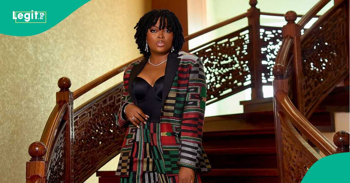 Funke Akindele shines at Ayomikun's wedding. Funke Akindele shines at Ayomikun's wedding.