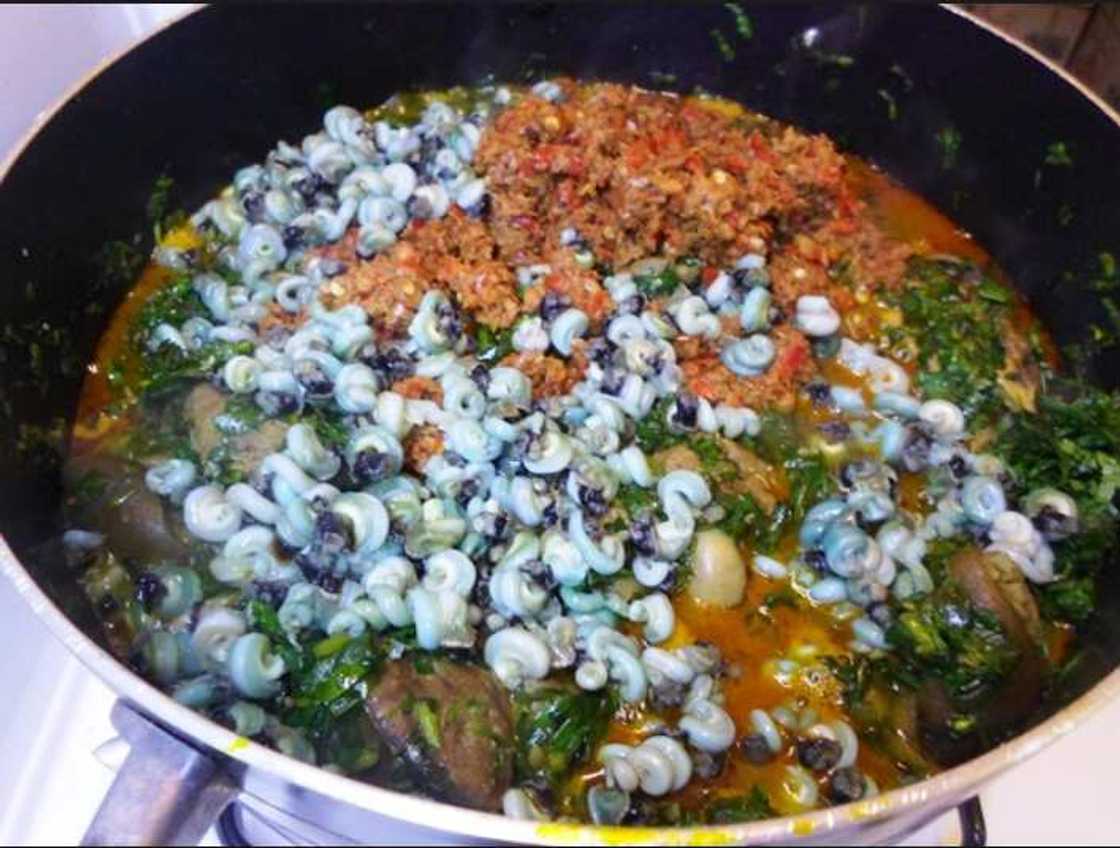 vegetable soup with ugu and waterleaf vegetable soup with ugu and waterleaf