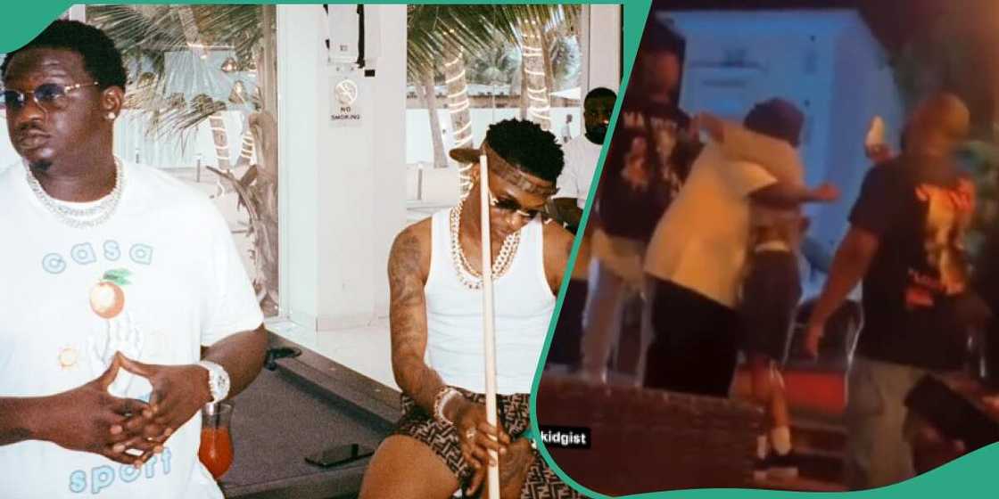 Wizkid at Wande Coal's birthday party. Wizkid at Wande Coal's birthday party.