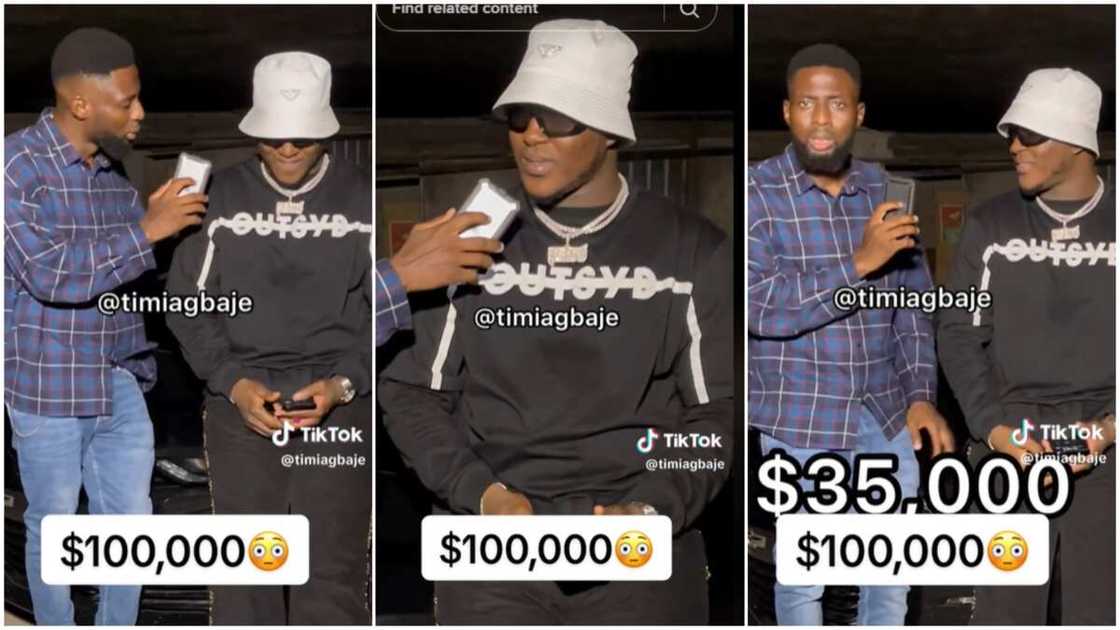 Expensive diamond chain/Nigerian man showed off.