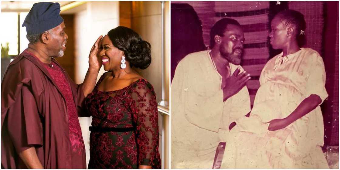 Olu Jacobs and wife Olu Jacobs and wife