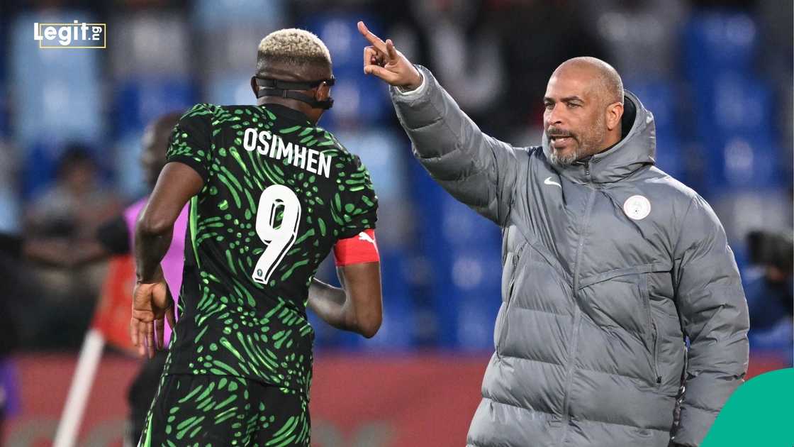 Victor Osimhen, Eric Chelle, 2025 AFCON, Algeria, Nigeria, Morocco. Victor Osimhen, Eric Chelle, 2025 AFCON, Algeria, Nigeria, Morocco.