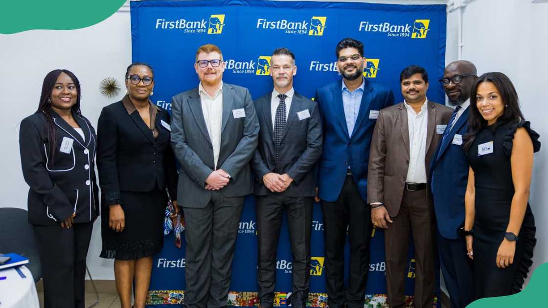 First Bank staff members First Bank staff members