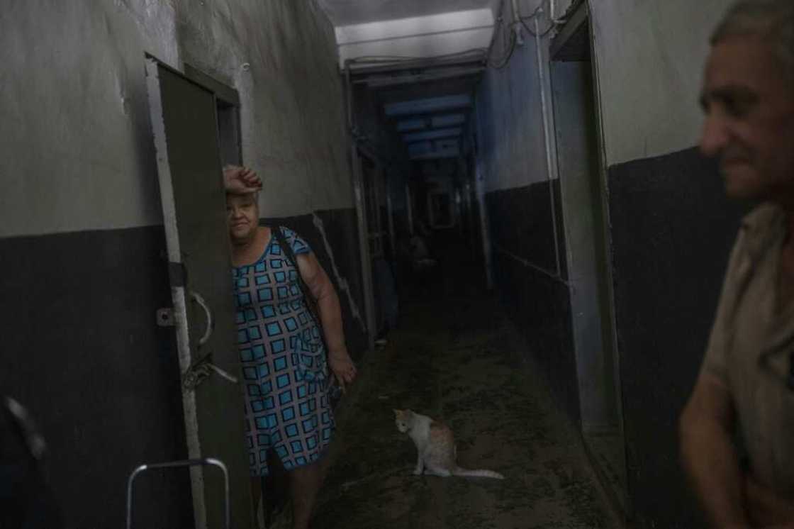 In the bombed-out town of Soledar in eastern Ukraine, the few residents left are living in underground shelters In the bombed-out town of Soledar in eastern Ukraine, the few residents left are living in underground shelters
